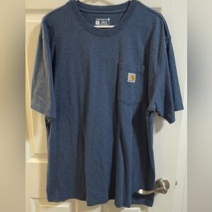 Carhartt Men's Heather Blue Short Sleeve Tee